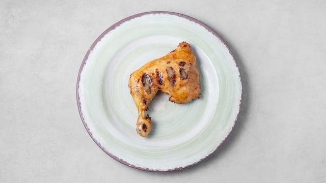 Quarter Chicken - Dark w/Rice.