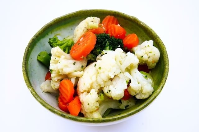 Large Steamed Vegetables.