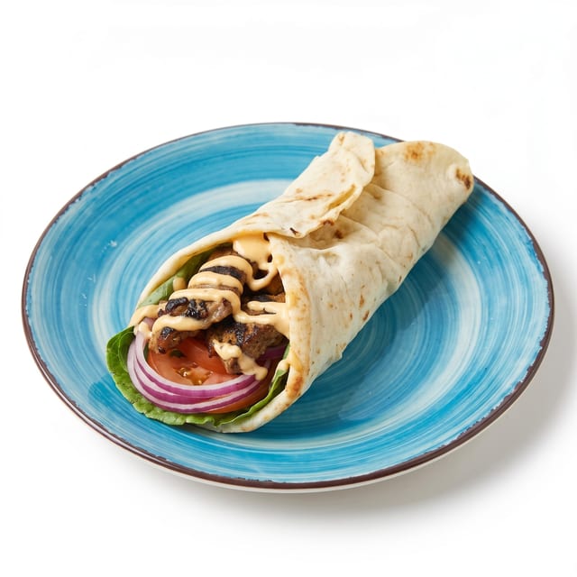 Lamb Chop Pita.