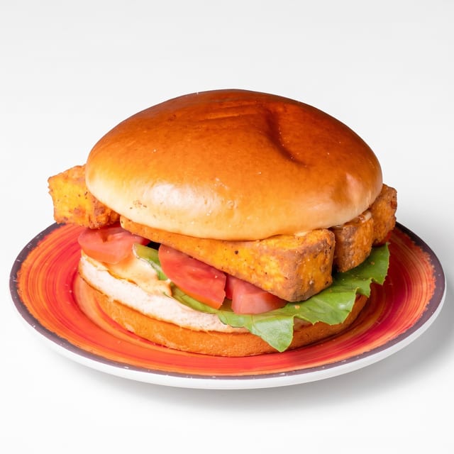 Crispy Paneer Sandwich.