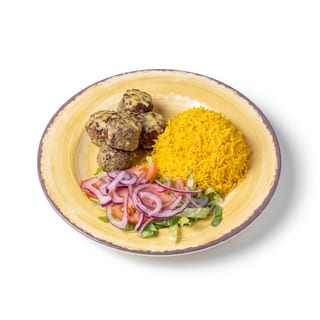 Falafel, Rice Bowl & Fountain Drink Combo