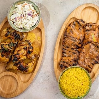 Chef's Platter - 1 Whole Chicken + 4 Lamb Chops + 2 Large Sides