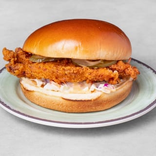 Tribos Hot Chicken Sandwich Nashville Style
