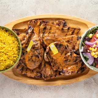 Lamb Chop Platter - 6 Lamb Chops + 2 Large Sides